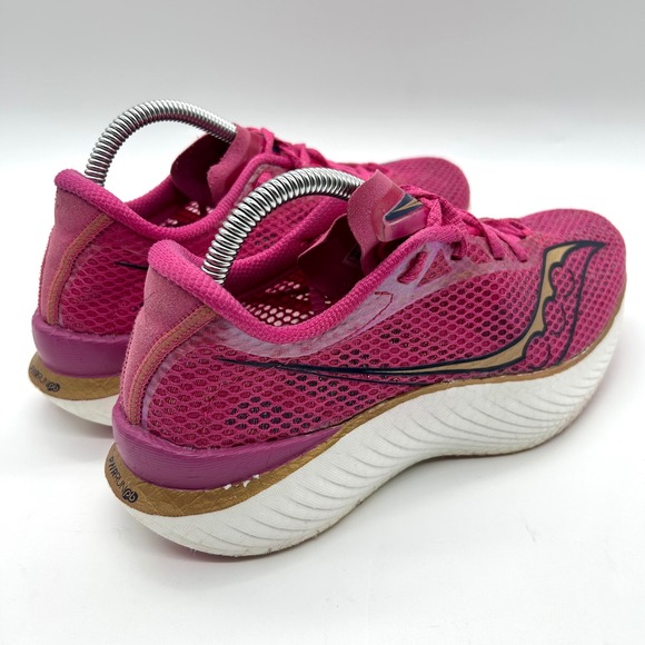 Saucony Endorphin Pro 3 Shoes 9.5 Womens Prospect Quartz Pink Sneakers S10755-40 - Picture 5 of 11